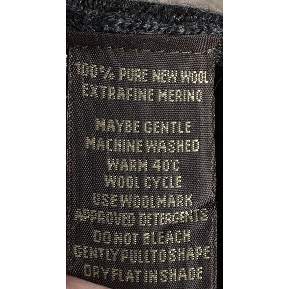 Rodd & Gunn Sweater Men's Large Granite Gray‎ Extra Fine Merino Wool Knit - Picture 6 of 11